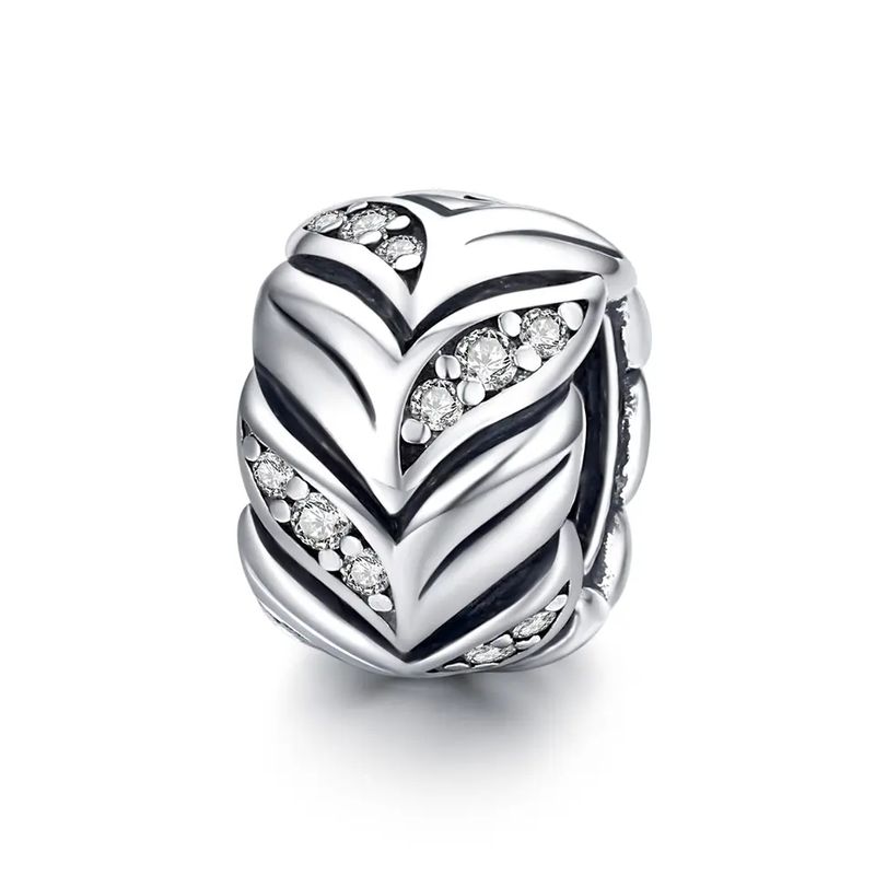 GENERICO - Charm Plata HOJAS TRIGO…