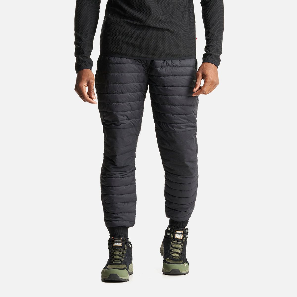 HAKA HONU - Pantalon Hombre Calentin Negro Haka Honu