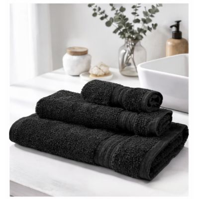 Imagen 2 del producto Set 3 Toallas AF Manos, Baño y Sábana 450gr Gris