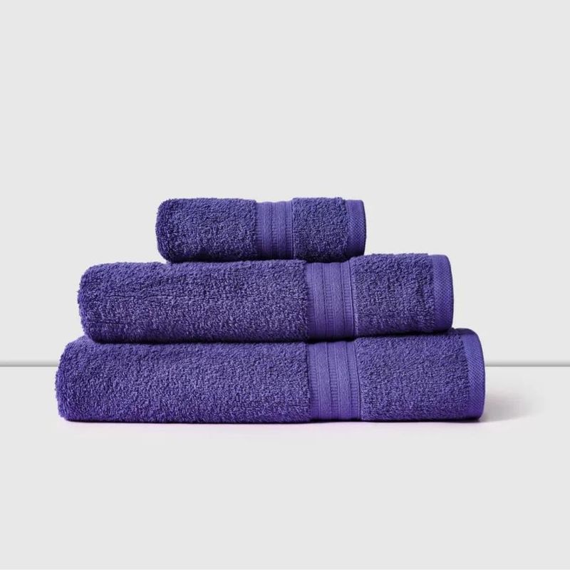 CANNON - Set 3 Toallas Cannon AF Manos, Baño y Sábana 450gr Morado