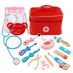 GENERICO - Set Doctor- Dentista juego didáctico Madera para niños