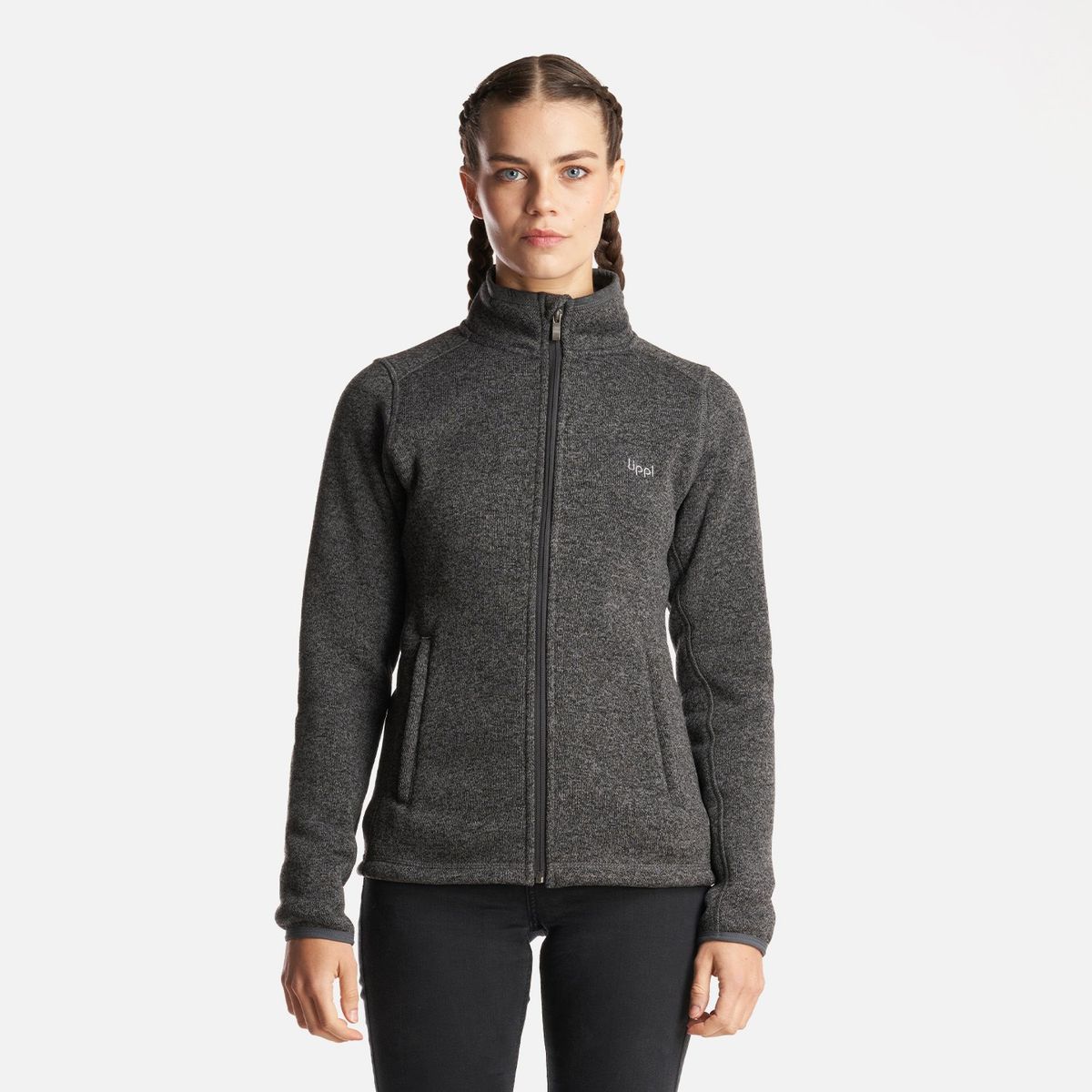 LIPPI - Chaqueta Mujer Coronado Therm-Pro Jacket Melange Negro Lippi