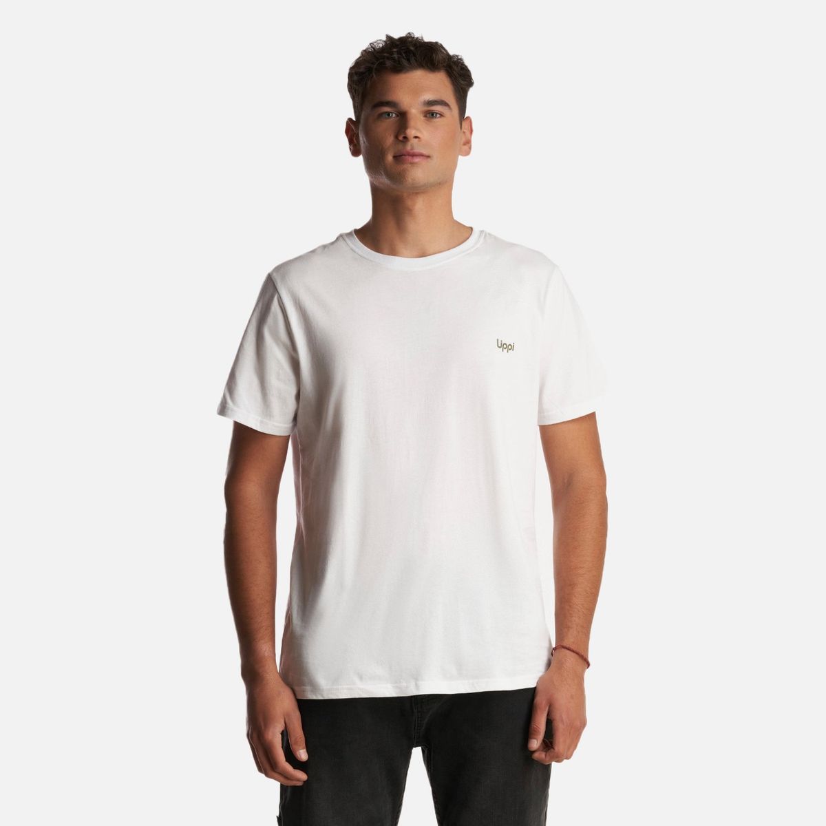 LIPPI - Polera Hombre Into the Mountain T-Shirt Blanco Lippi