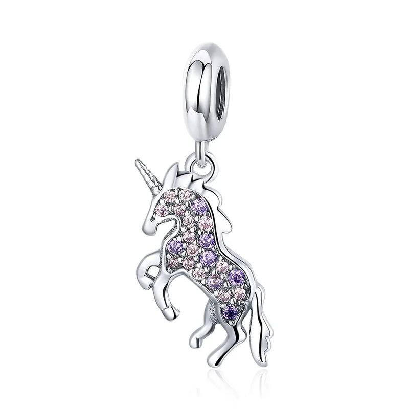 NAZ - Charm Plata UNICORNIO ROSA…