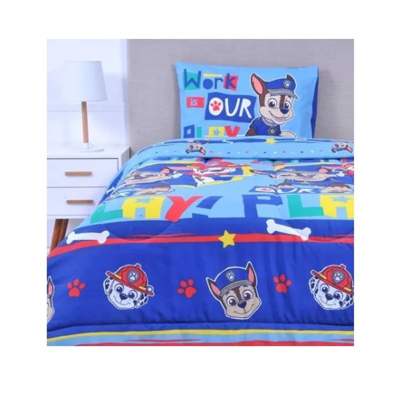 MASHINI - Plumon paw patrol Incluye Funda Almohada