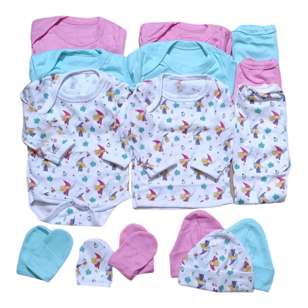 FASHIONS - PACK AJUAR BEBE 0 A 3 MESES