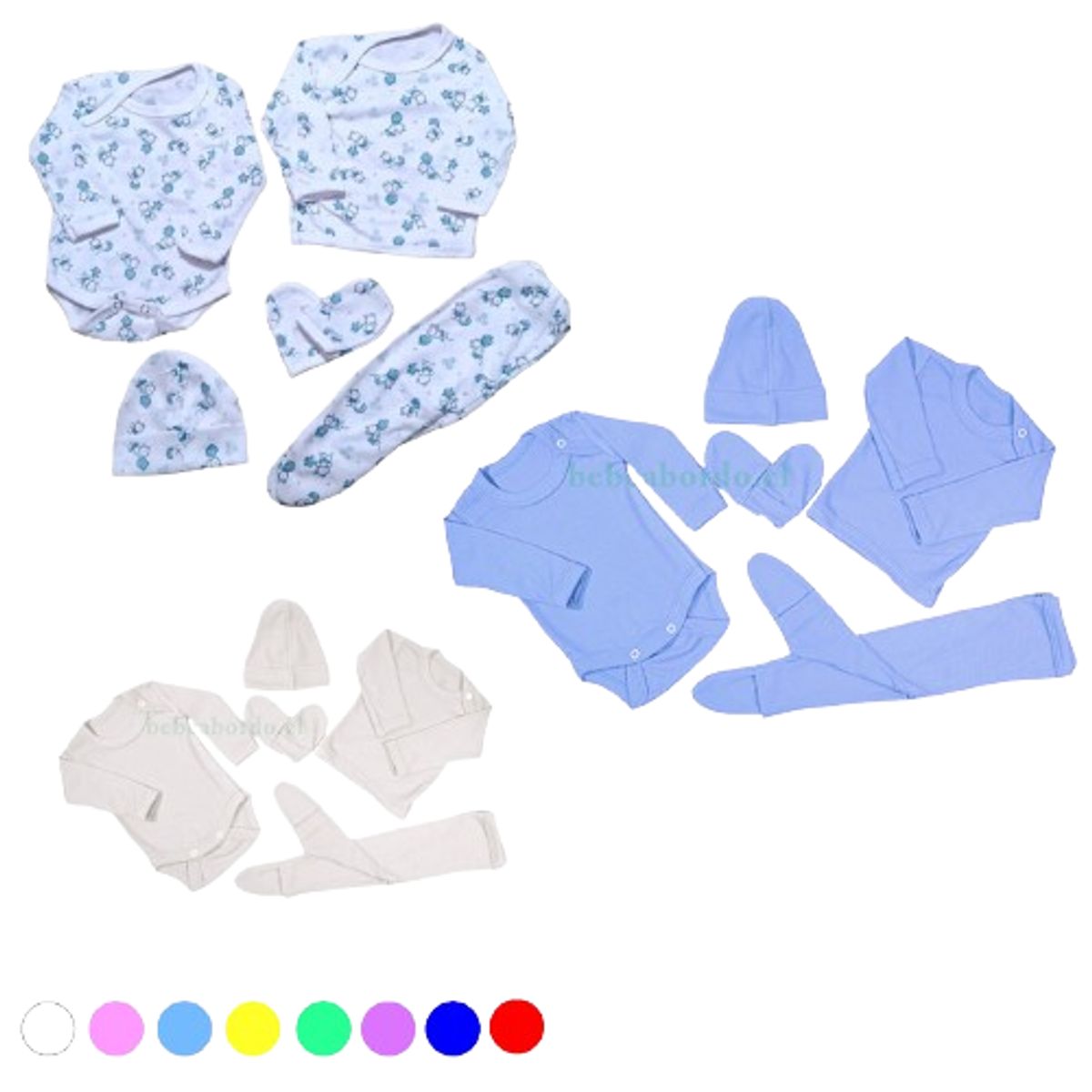 FASHION'S PARK - PACK AJUAR BEBE 0 A 3 MESES