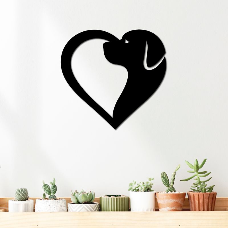 ELAB PROPIA - Fun Republic - Cuadro Decorativo Perrito Corazón