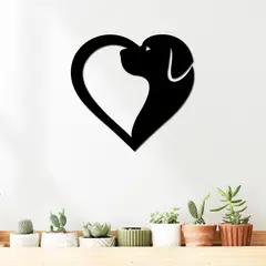 ELAB PROPIA - Fun Republic - Cuadro Decorativo Perrito Corazón