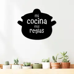 ELAB PROPIA - Fun Republic - Cuadro Decorativo Mi Cocina Mis Reglas