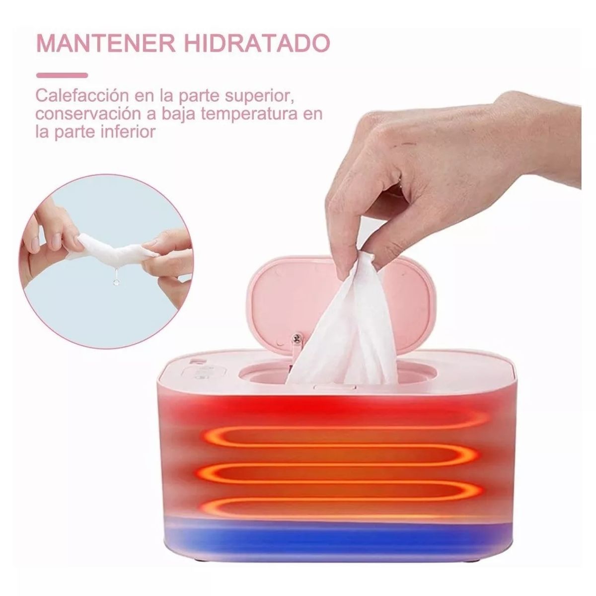 KUANGYE - Calentador De Toallitas Húmedas Termostato Seguro Para Bebés
