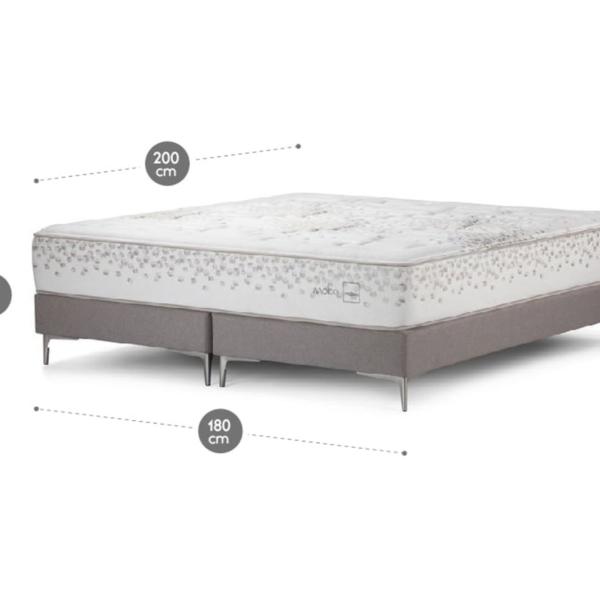 ROSEN - Box Spring Rosen Mobo King 180 x 200 cm