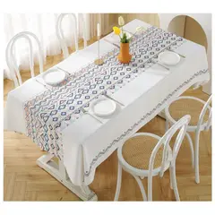 GENERICO - Mantel Antimanchas Mod. Tulum 140 X 220 Cm Rectangular
