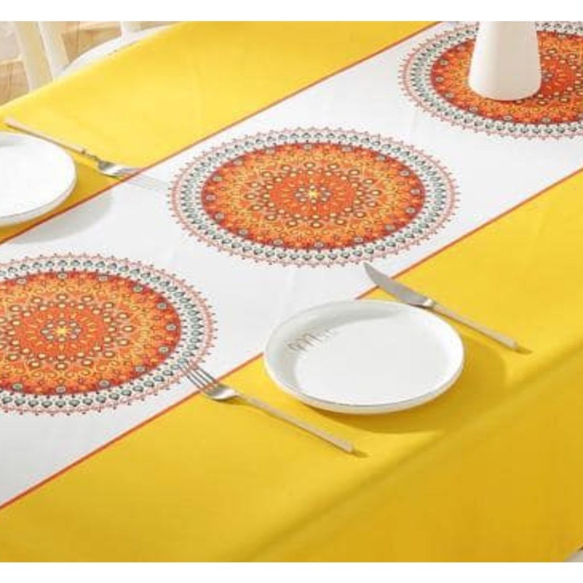 GENERICO - Mantel Antimanchas Mod. California 140 X 220 Cm Rectangular