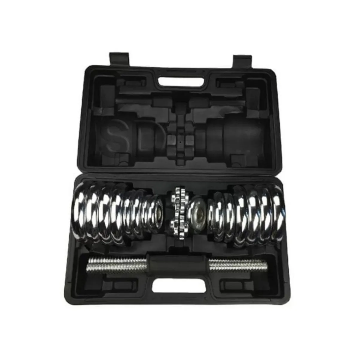 SDFIT - Mancuernas Cromadas York Maletín Set 30 KG…