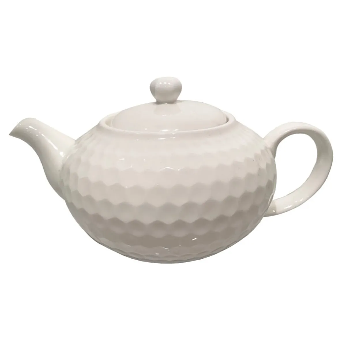 BRIC - Tetera Blanca de Porcelana.