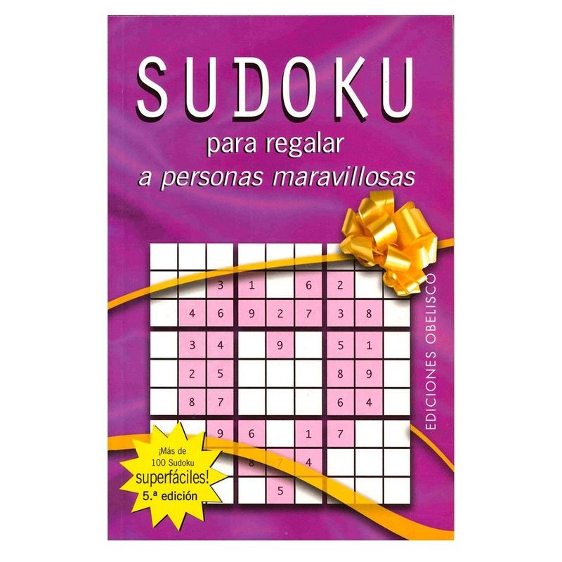 EDICIONES OBELISCO - Libro Sudoku-Para Regalar A Personas Maravillosas