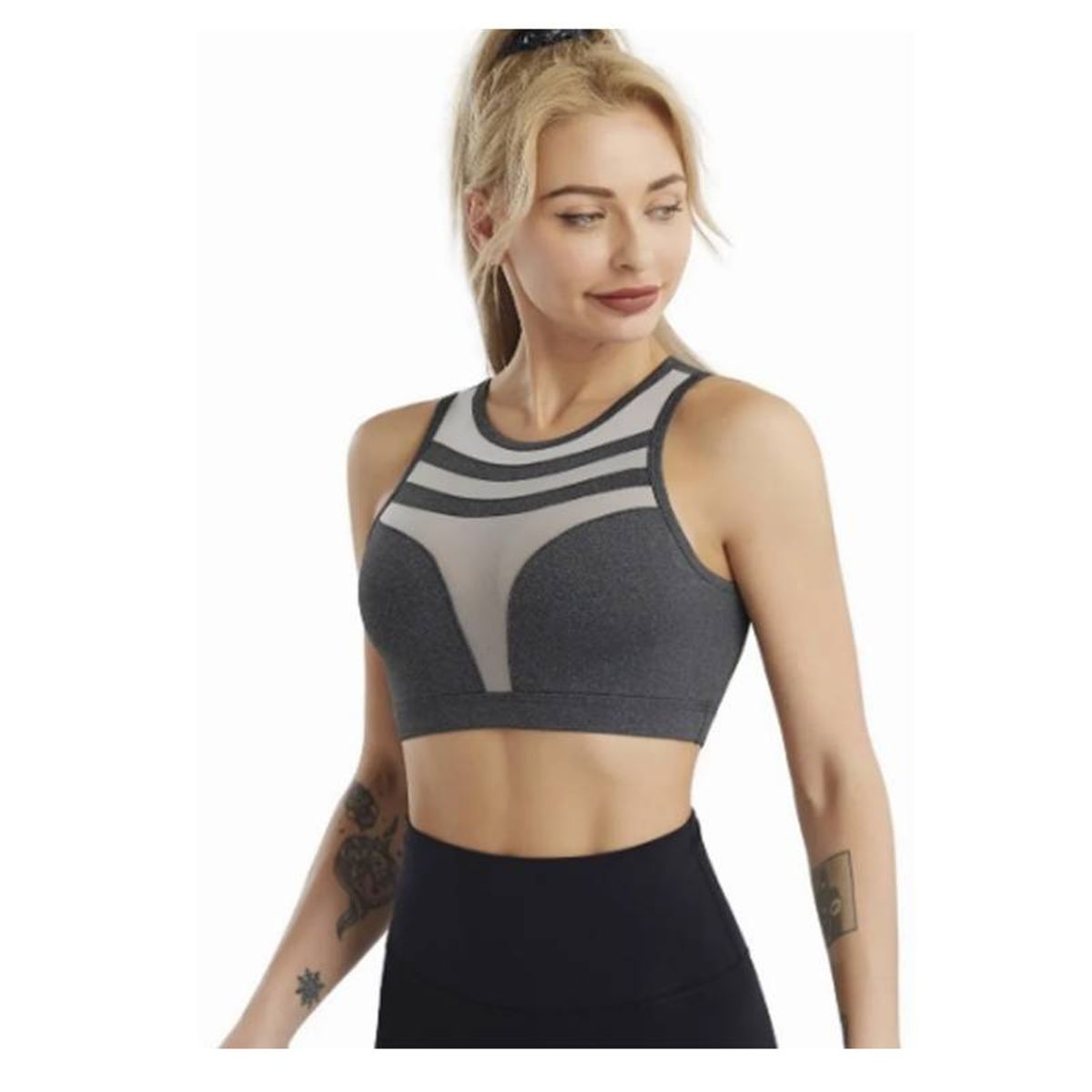 EVERSO - Peto Deportivo Mujer Peto Sujetador Antivibración