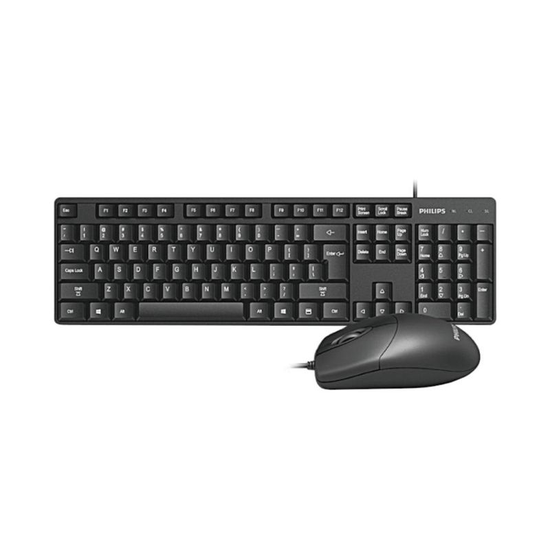 PHILIPS - Combo Kit de Teclado + Mouse USB Philips C254