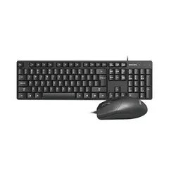 PHILIPS - Combo Kit de Teclado + Mouse USB C254