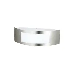 BP - Aplique Wind Acero Inoxidable Policarbonato
