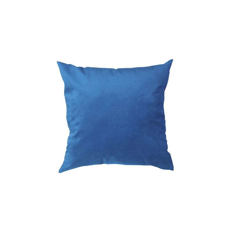 GENERICO - Cojin Terciopelo Liso Velvet Azul Rey- S4144AR