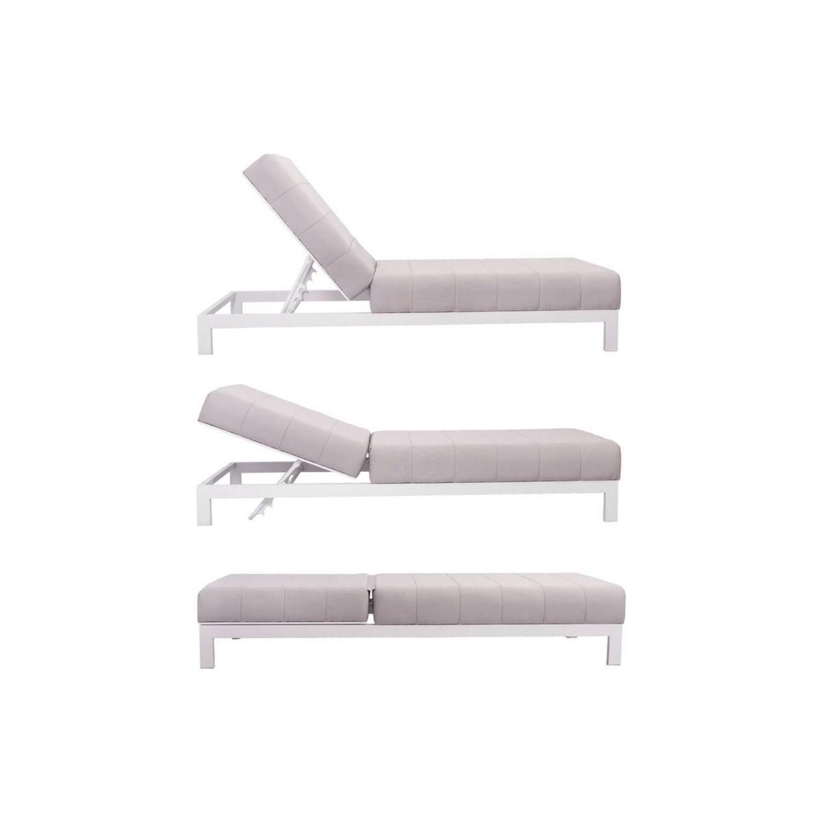 BOKAN - Reposera Modelo Manarola Gris Claro