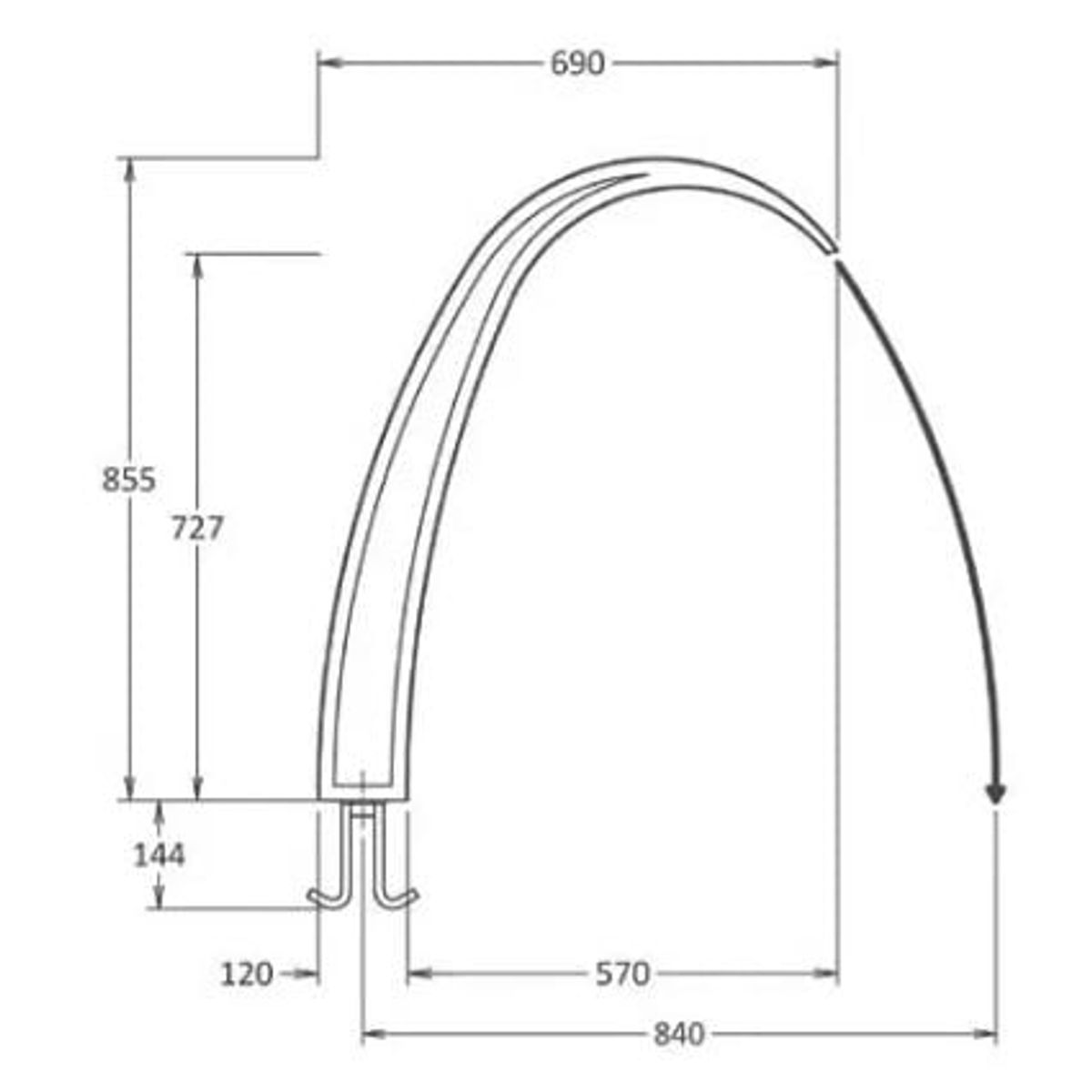 PISCINERIA - CASCADA IGUAZU INOX PARA PISCINA