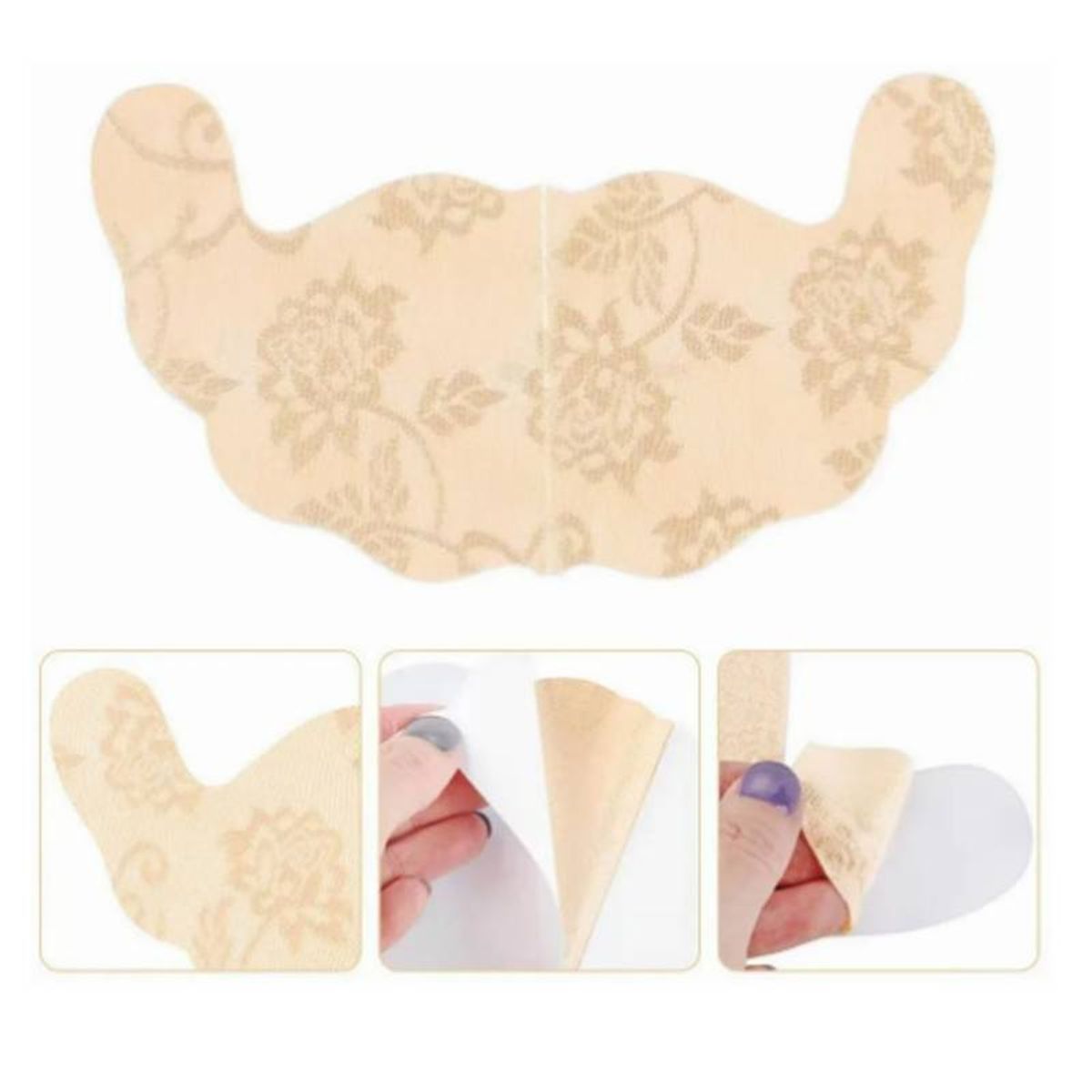 EVERSO - Ropa Interior Desechable De Encaje Parche Mamario En Forma