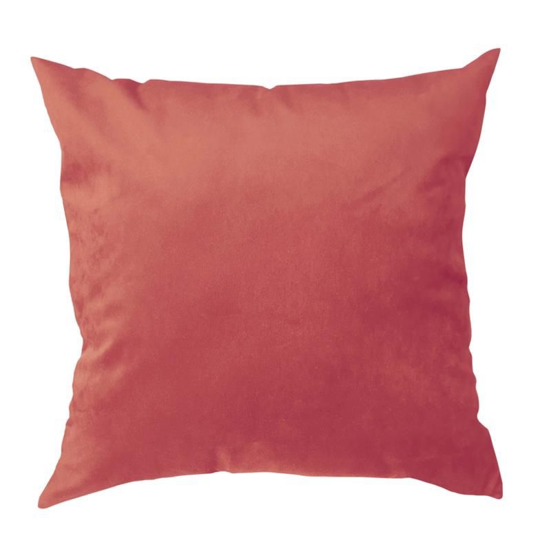 GENERICO - Cojin Terciopelo Liso Velvet Granada - S4144GR