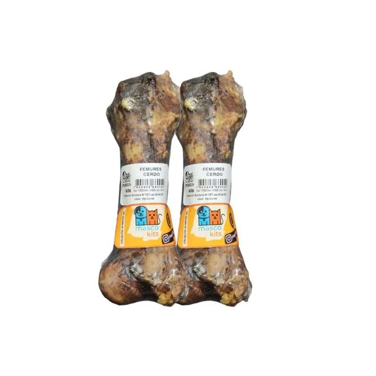 MASCOKITS - Kit Huesos Para Perros Femur Cerdo Snack