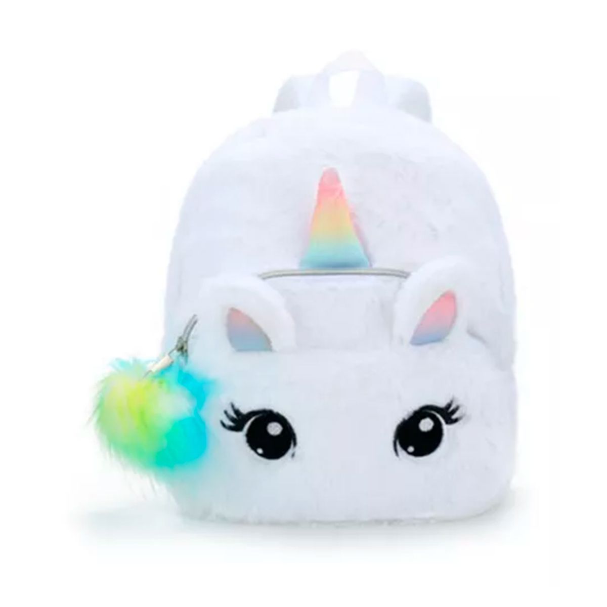 GENERICO - Mochila Unicornio Peludita Para Niña