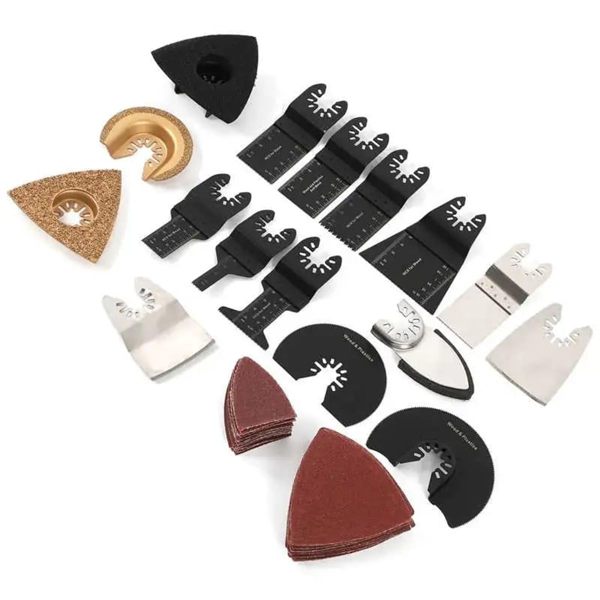 GENERICO - 25PCS  SET HOJA DE SIERRA OSCILANTE KIT DE HERRAMIENTAS