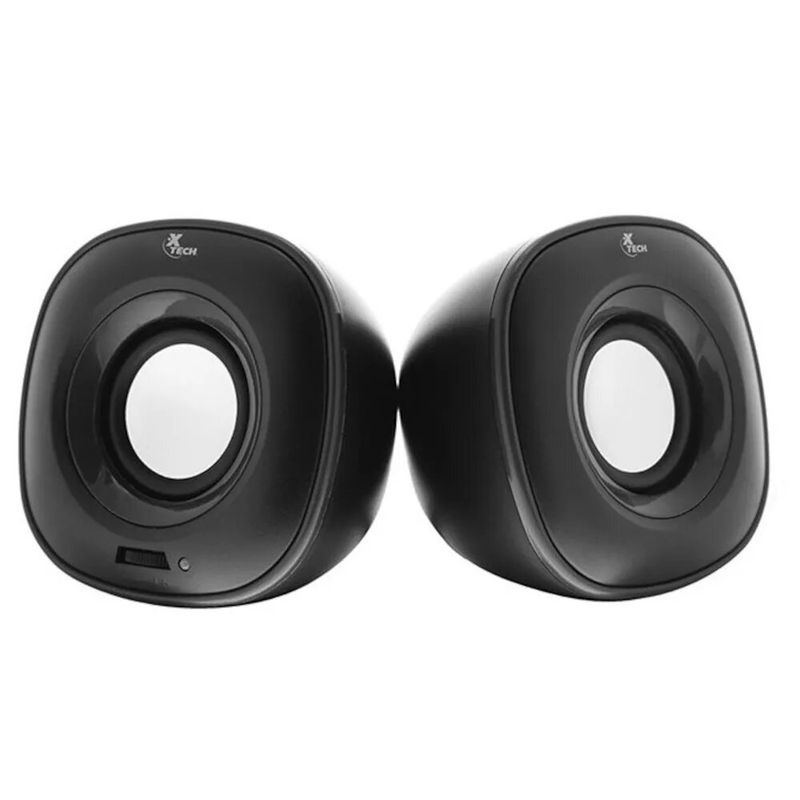 XTECH - Parlantes Xtech Spekter 20 6W Jack 35 USB 5V Negro - Negro