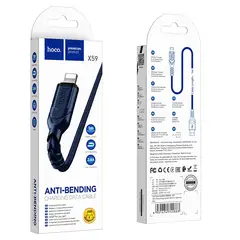 HOCO - Cable reforzado para Iphone USB a Lightning CARGA RAPIDA