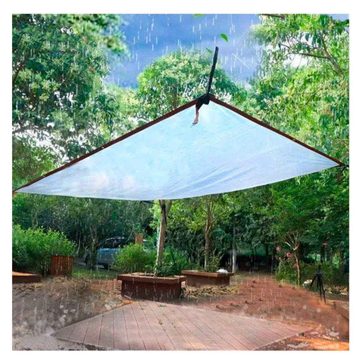 GENERICO - Lona Transparente Resistente Impermeable 2x6