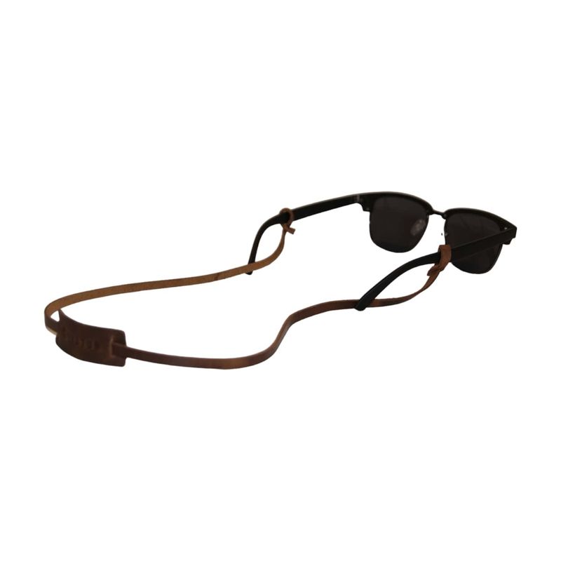 TRATUR - Strap de Lentes de Cuero Café Tratur