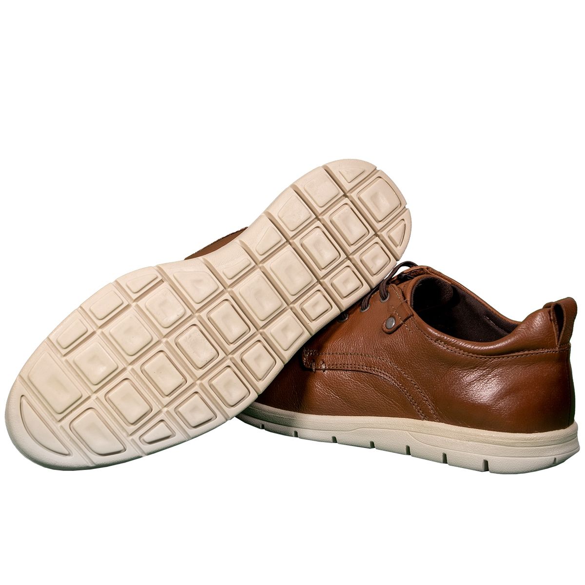 DEL BASTO - Zapato Casual Cuero Azul Petroleo