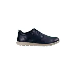 DEL BASTO - Zapato Casual Cuero Azul Petroleo