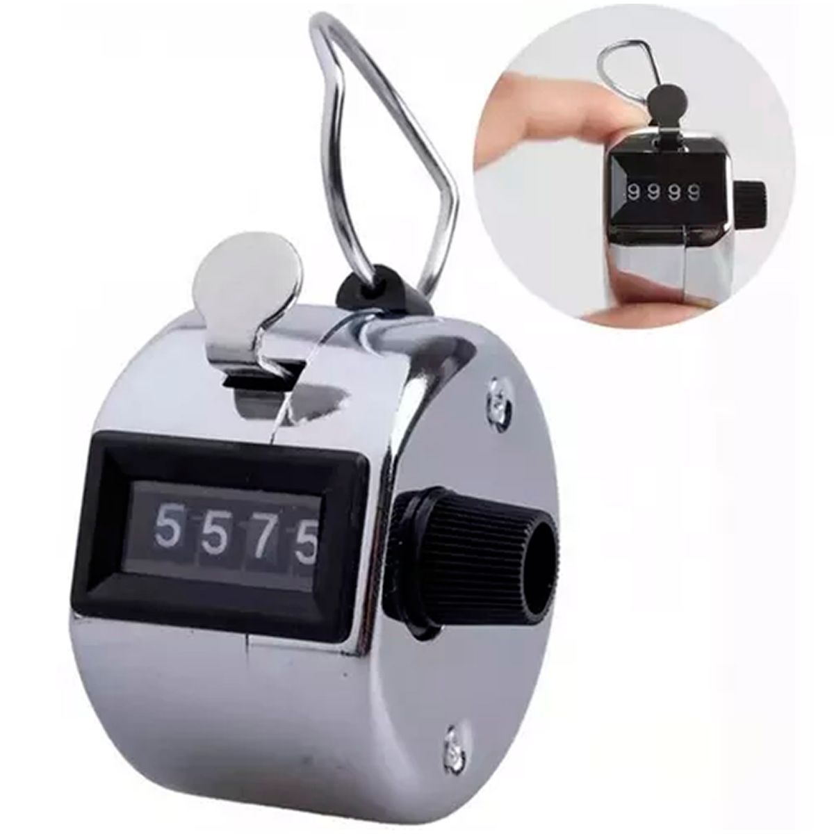 OFERTABKN - Contador Manual Mano Metálico 4 Dígitos