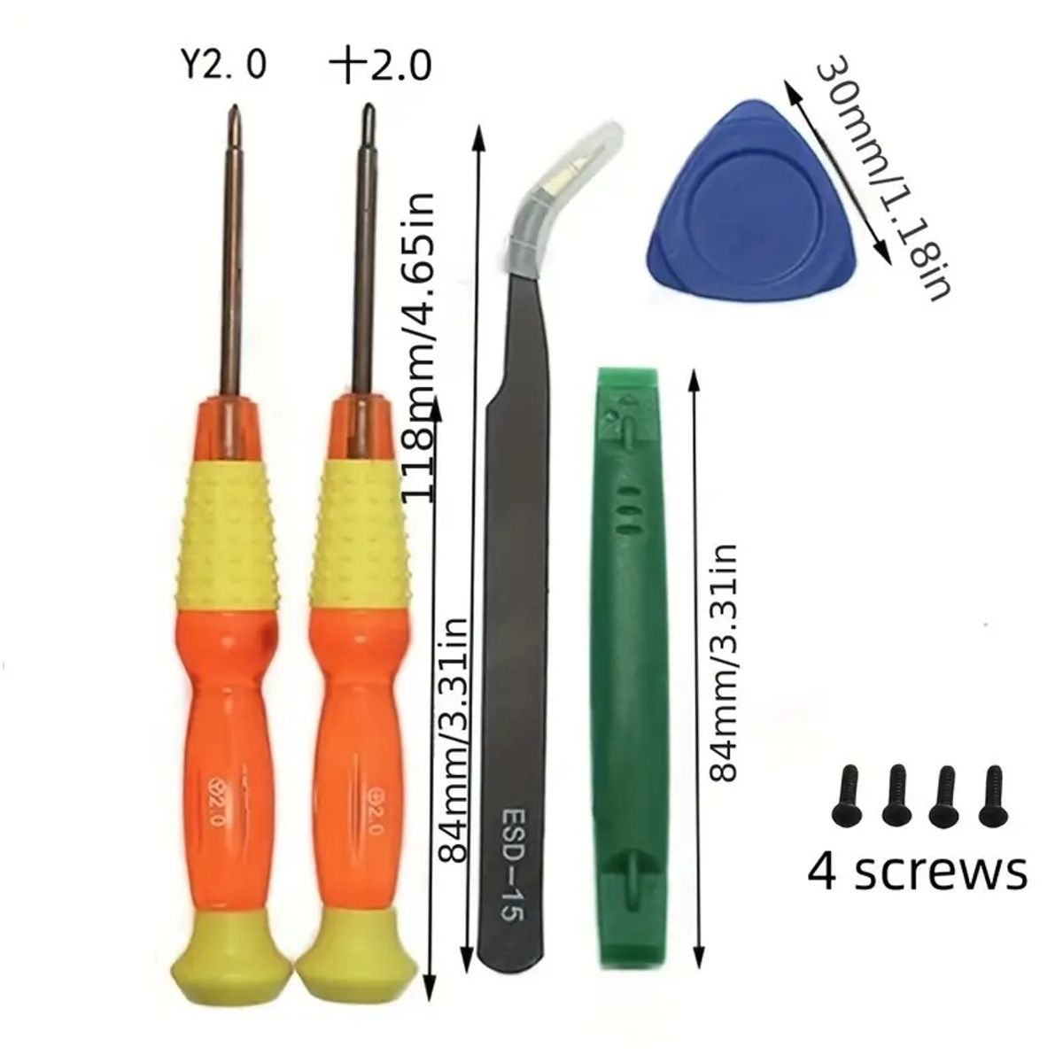 GENERICO - Kit Destornillador simple Nintendo Switch…