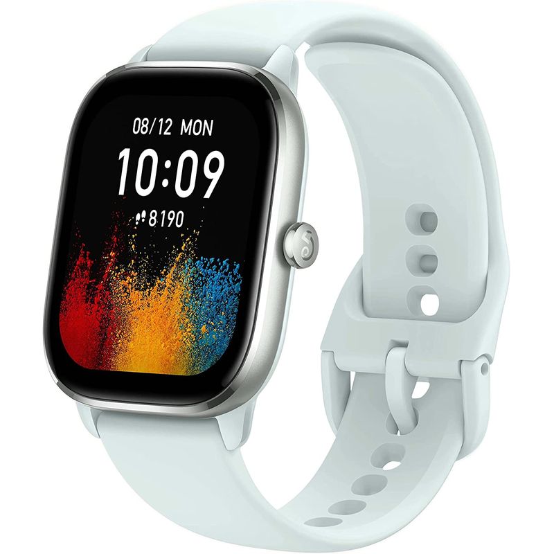 AMAZFIT - Smartwatch Amazfit GTS 4 mini Duración de Batería de 15 Días GPS-Azul