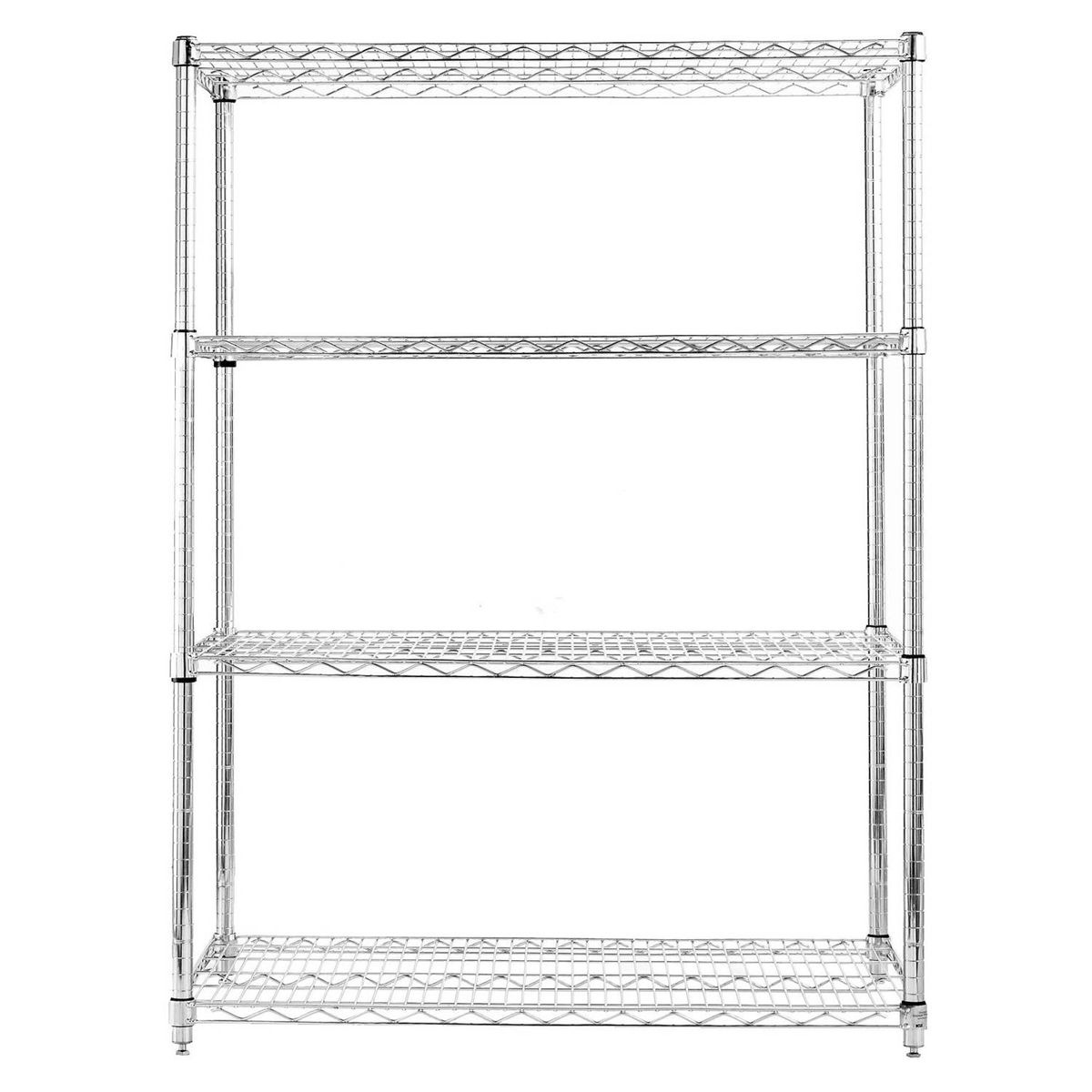 AUTORODEC - Estante de acero cromado de 61x122x160 cm