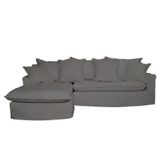 SOFAS HOME - SECCIONAL PALENA LINO GRIS PIEDRA 3C