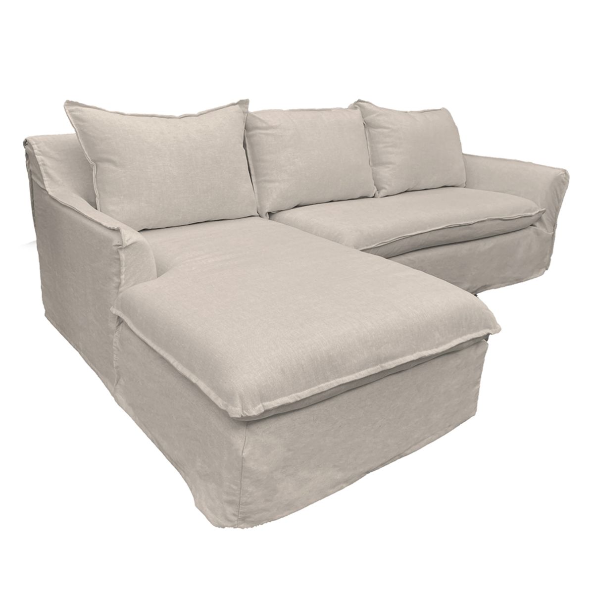 SOFAS HOME - SECCIONAL QUEULE LINO HUESO 3C