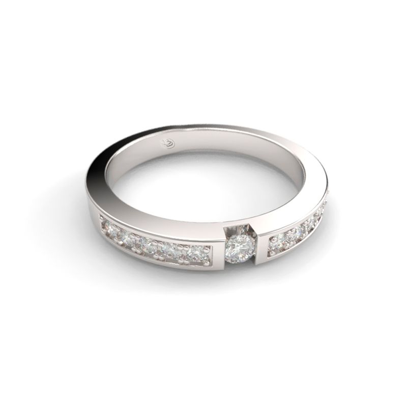CASABONA - Anillo Primavera - Oro 750 (18k) y Diamantes Naturales