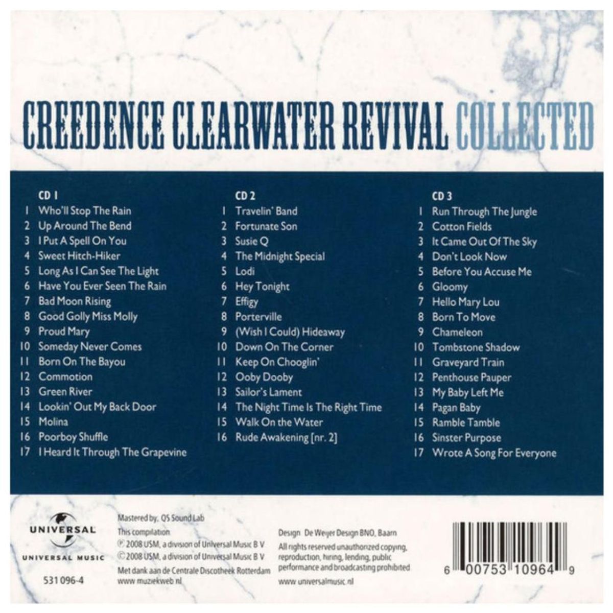 HITWAY MUSIC - CREEDENCE - COLLECTED (3CD) - CD HITWAY MUSIC