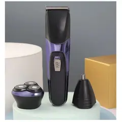 GENERICO - Maquina Afeitadora Eléctrica 3 en 1 Para Hombres Corta Pelo Recargable
