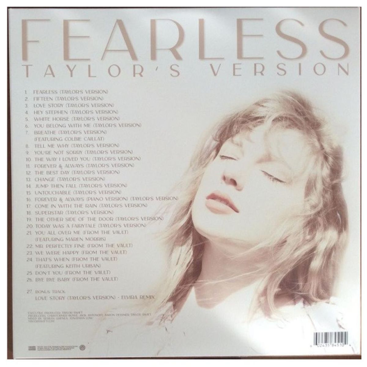 HITWAY MUSIC - TAYLOR SWIFT - FEARLESS (TAYLOR'S VERSION GOLD) (3LP) - VINILO HITWAY MUSIC