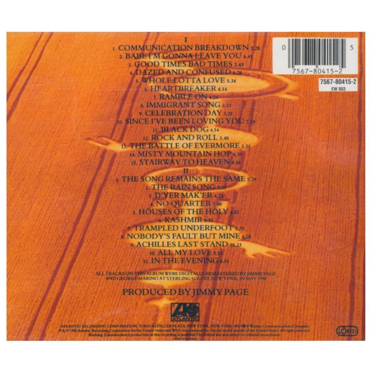 HITWAY MUSIC - LED ZEPPELIN - REMASTERS (2CD) - CD HITWAY MUSIC